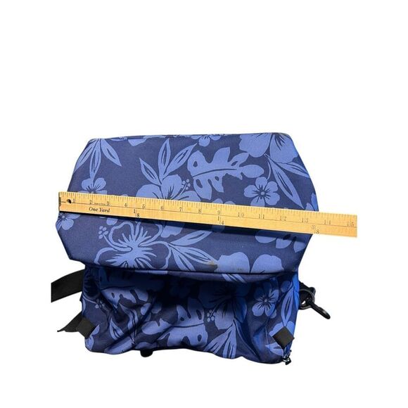 L.L.Bean blue floral nylon toiletry carryall camping travel accessories bag - Picture 7 of 7